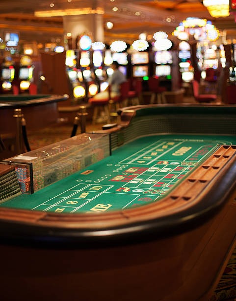 Live casino baccarat game in progress